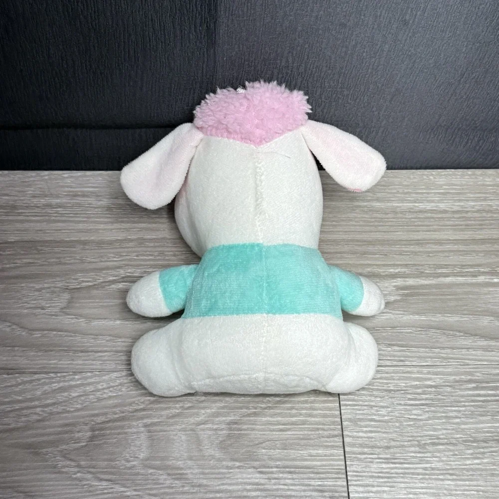 Pink Haired Blue Shirt‎ Plush Puppy